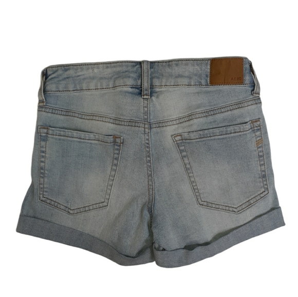 Aero Distressed Denim Shorts - Picture 2 of 15